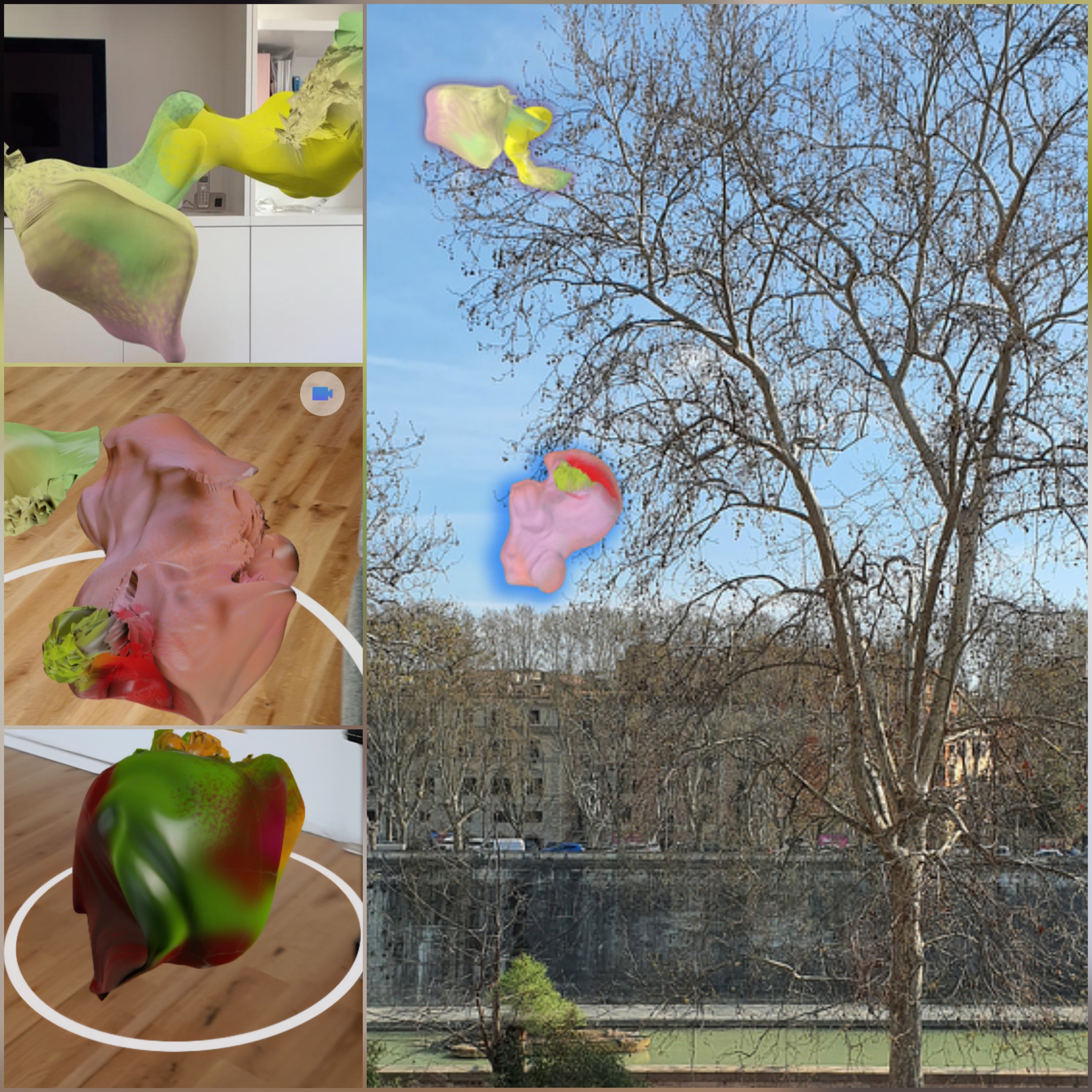 AR sculpture by Chiara Passa